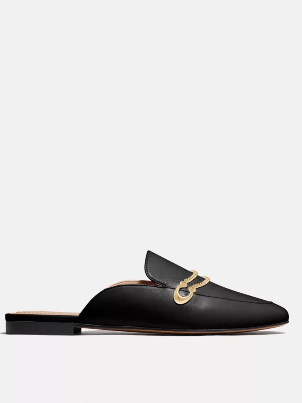 Coach Sawyer Slide Loafers. Leather. Size 6